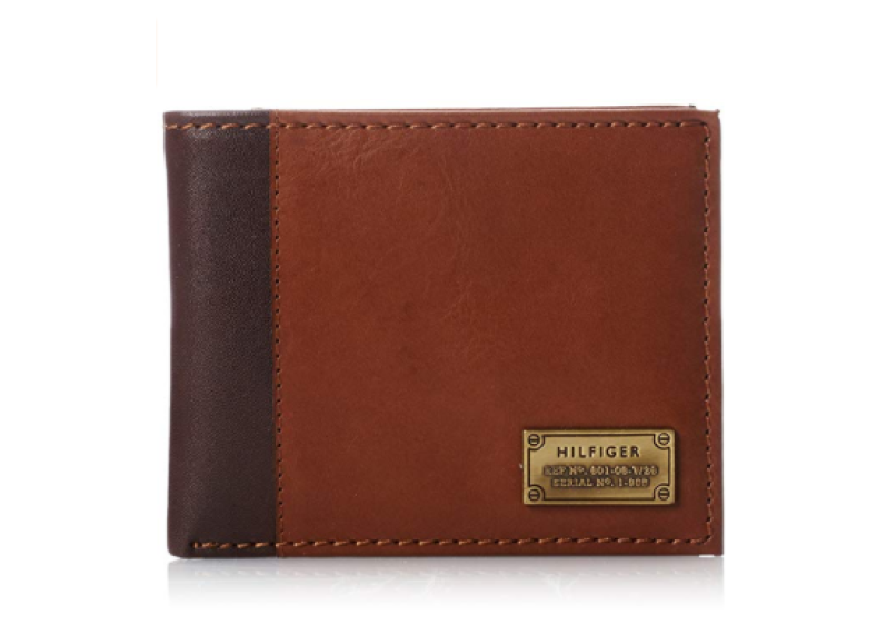 Men's 100% Leather Passcase Wallet