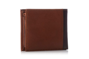 Men's 100% Leather Passcase Wallet