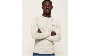 Orange Label Cotton Crew Jumper