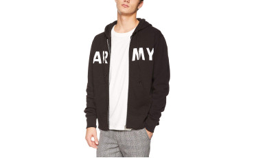 日版Alpha Industries Army Zip hoodie