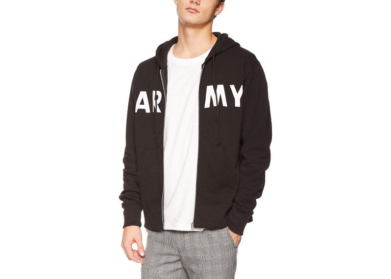 日版Alpha Industries Army Zip hoodie