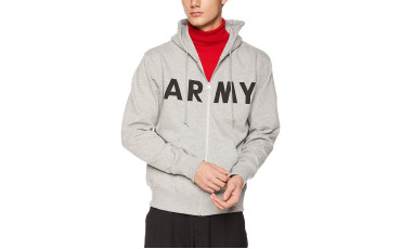 日版Alpha Industries Army Zip hoodie