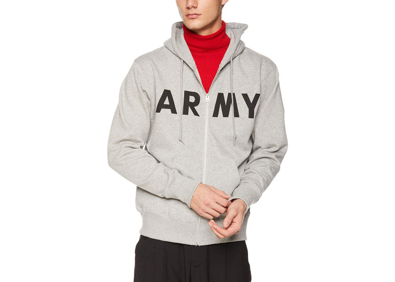 日版Alpha Industries Army Zip hoodie