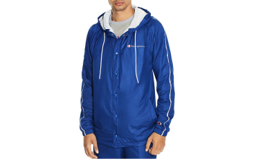 Men's Satin Jacket with Hood