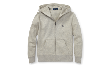 Double-Knit Full-Zip Hoodie 大童裝