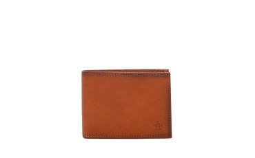 RFID Slim Bifold Leather Wallet