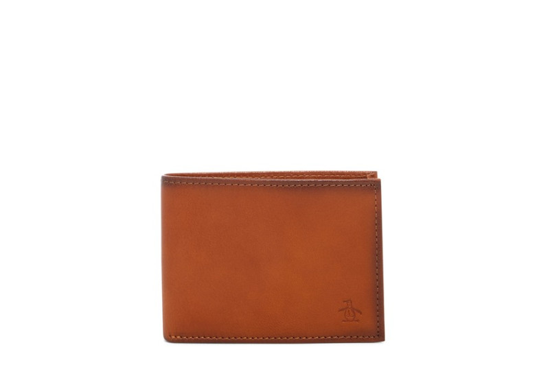 RFID Slim Bifold Leather Wallet