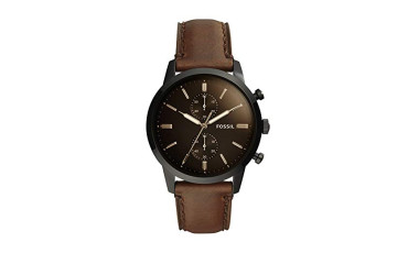 Townsman Chronograph Brown Satin Dial Men's Watch