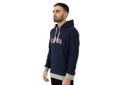 Arch Graphic Terry Pullover Hoodie - Dark Navy