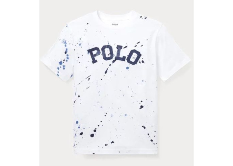 Paint-Splatter Cotton Tee