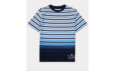 Ombré Striped Cotton Tee