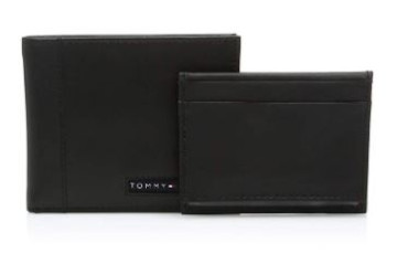 Tommy Hilfiger Men's Thin Sleek Casual Bifold Wallet 