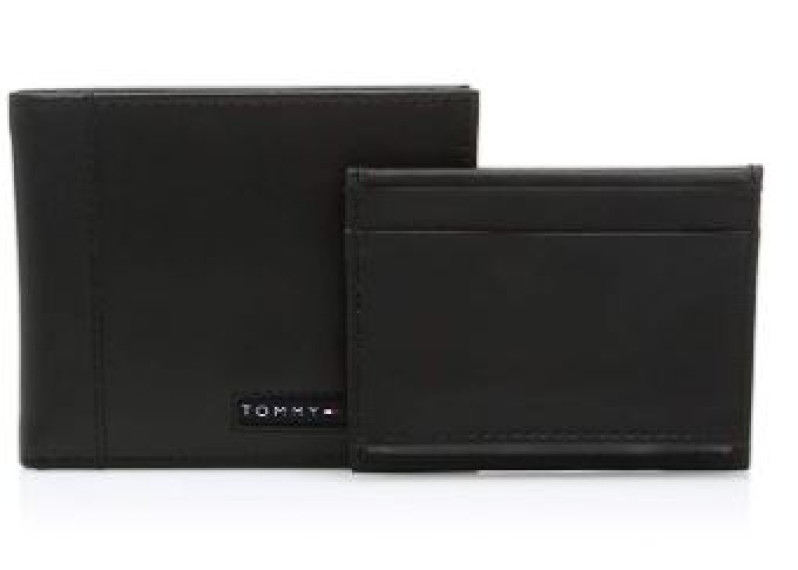 Tommy Hilfiger Men's Thin Sleek Casual Bifold Wallet 