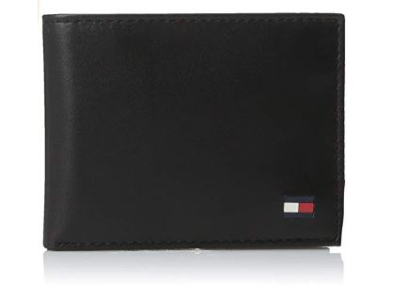 Tommy Hilfiger Men's Thin Sleek Casual Bifold Wallet 