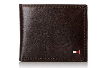 Tommy Hilfiger Men's Thin Sleek Casual Bifold Wallet 