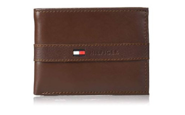 Tommy Hilfiger Men's Thin Sleek Casual Bifold Wallet 