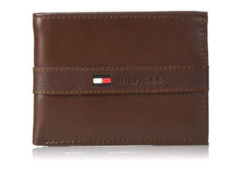 Tommy Hilfiger Men's Thin Sleek Casual Bifold Wallet 