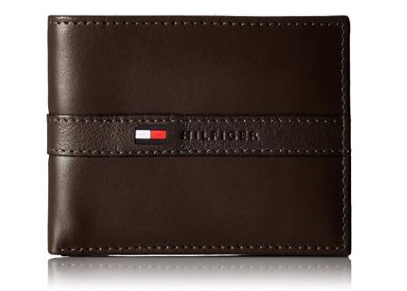 Tommy Hilfiger Men's Thin Sleek Casual Bifold Wallet 