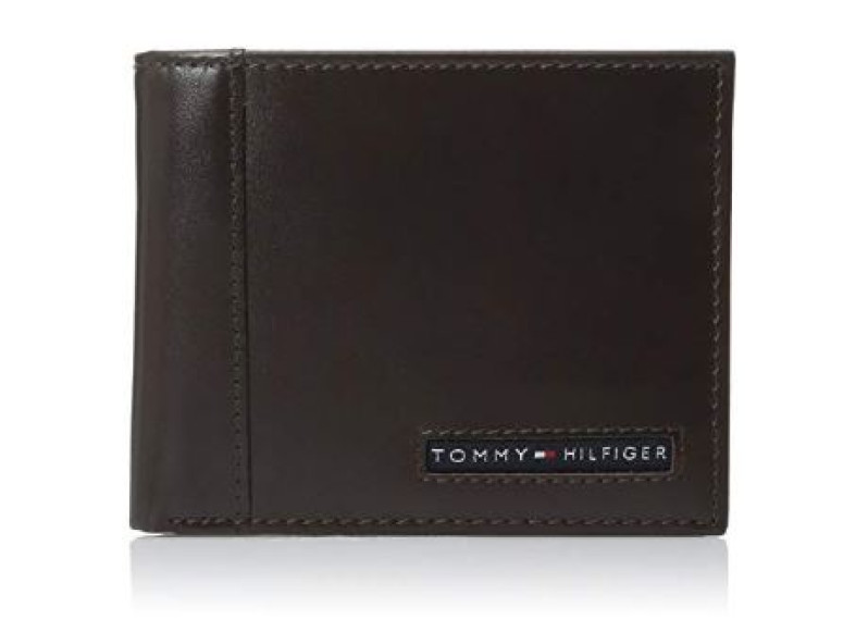 Tommy Hilfiger Men's Thin Sleek Casual Bifold Wallet 