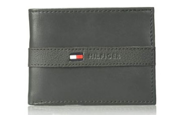 Tommy Hilfiger Men's Thin Sleek Casual Bifold Wallet 