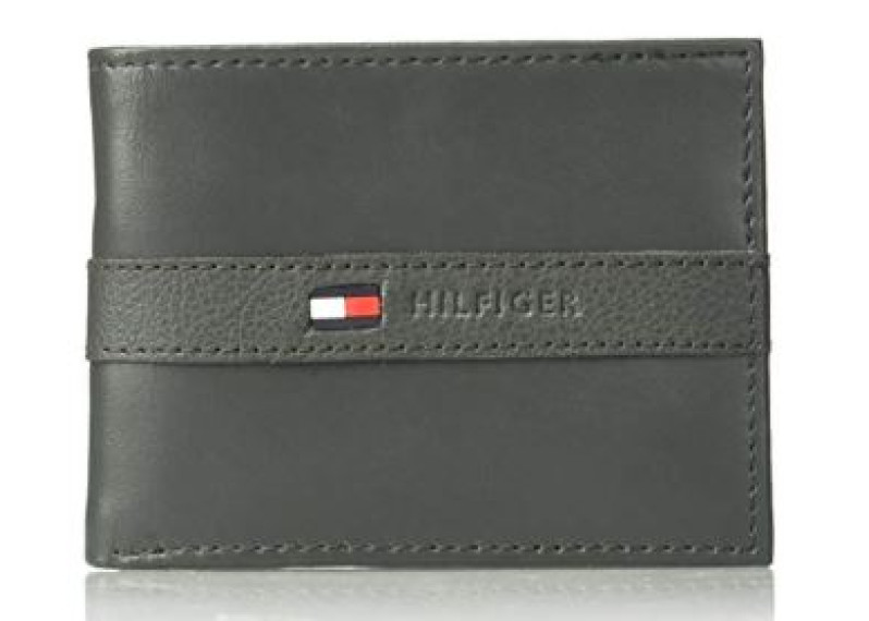 Tommy Hilfiger Men's Thin Sleek Casual Bifold Wallet 