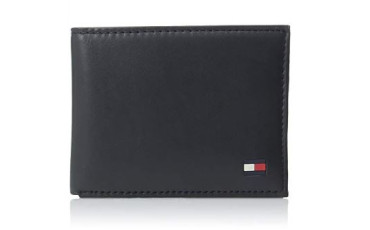 Tommy Hilfiger Men's Thin Sleek Casual Bifold Wallet 