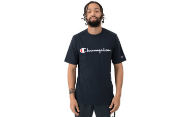 Heritage Script Embroidered T-Shirt - Navy