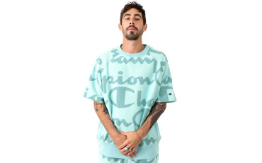 RW Giant AO Script S/S Crewneck - Waterfall Green