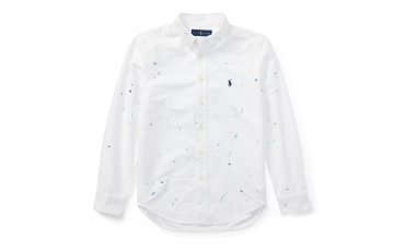 Paint-Splatter Cotton Shirt