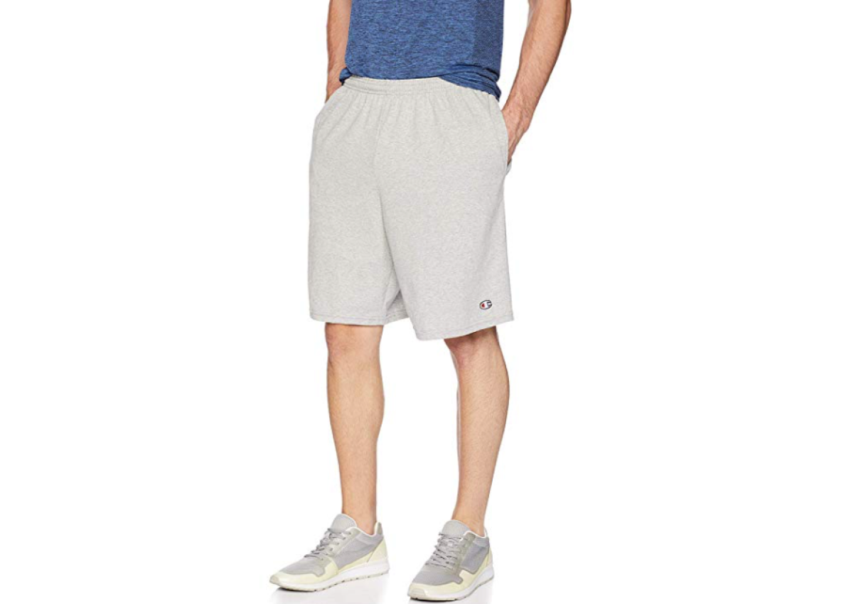 champion men's jersey short with pockets