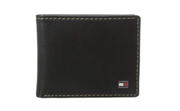 Tommy Hilfiger Men's Leather Slim Billfold Wallet