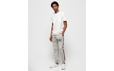 SuperDry College Applique Joggers Smoke Grey