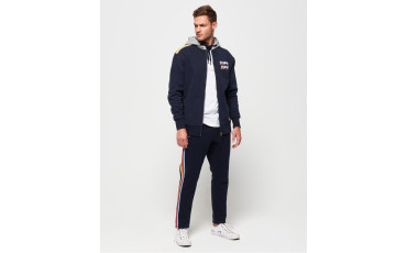 SuperDry Cali Side Stripe Joggers True Royal Navy