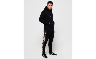 SuperDry Trophy Camo Splat Joggers Black Olive Grit