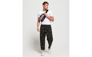 SuperDry Cropped Loopback Joggers Olive Camo