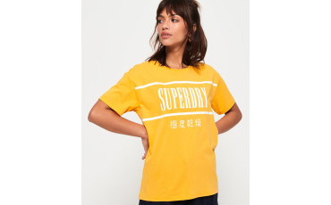 SuperDry Super 90s Portland T-Shirt Spectra Yellow