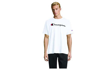 Champion Men's Classic Jersey Script T-Shirt