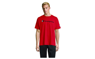 Champion Men's Classic Jersey Script T-Shirt