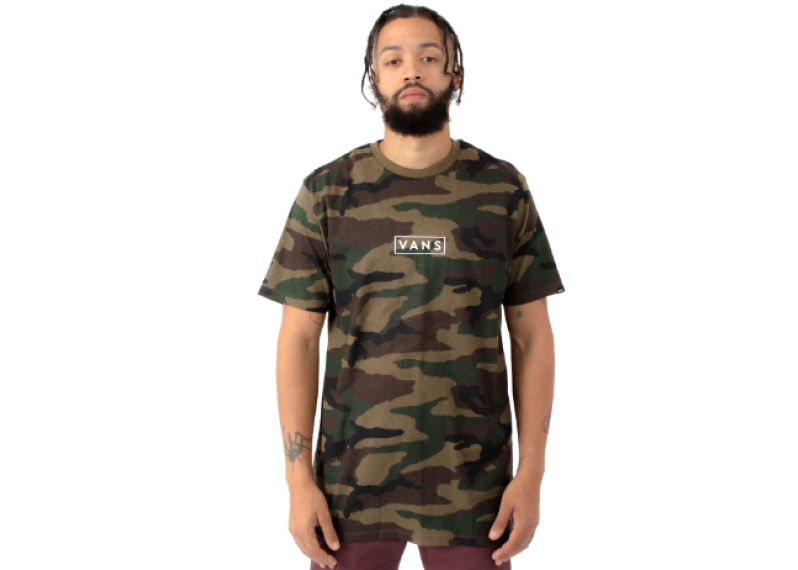 Vans Easy Box T-Shirt - Camo/White