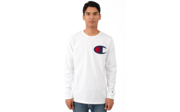 Heritage C Patch Applique L/S Shirt - White