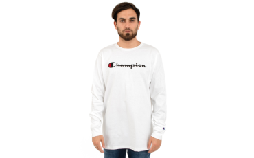 Heritage Script L/S Shirt - White/Black