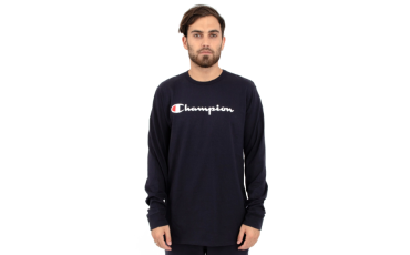 Heritage Script L/S Shirt - Navy