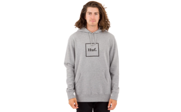 Box Logo Pullover Hoodie (PF00098) - H.Grey