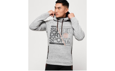 Gym Tech Stretch Graphic Overhead Hoodie