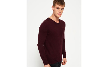 Orange Label V-Neck Jumper