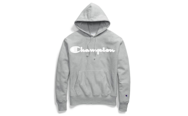 Champion Life® Men's Reverse Weave® Hoodie, Mesh & Leather Logo