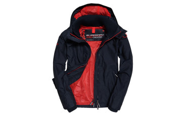 Superdry Hooded Technical Pop Zip SD-Windcheater Jacket