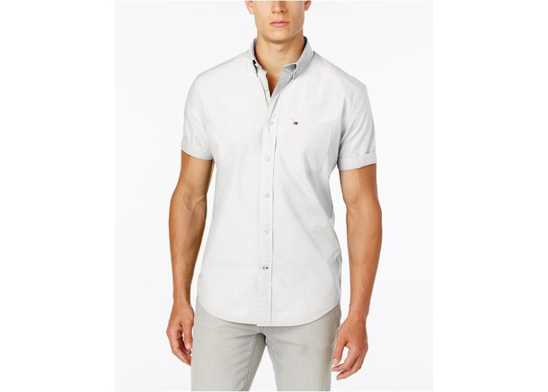 Tommy Men's Maxwell Short-Sleeve Button-Down Classic Fit Shirt