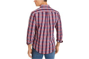 Tommy Men's Custom-Fit Stretch Nash Plaid Shirt