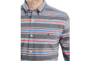 Tommy Men's Custom-Fit Stretch Marky Twill Stripe Shirt